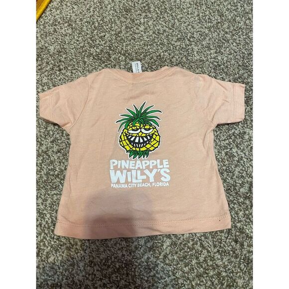 Pineapple Willy's Baby T-Shirt 3-6 Months Multicolor Unisex - Picture 4 of 4